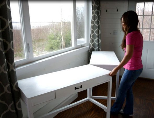 Table pliante pour la cuisine