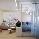 Coin nuit près de la fenêtre dans le salon