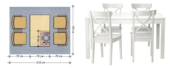 La forme standard est un rectangle.