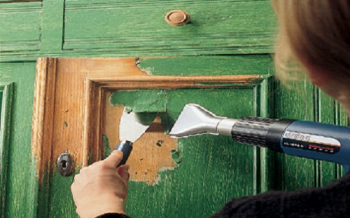 Enlevez la vieille peinture