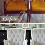 Vieux chaises vintage dans la nouvelle version