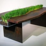 Design élégant du coin vert au bureau