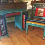 Table et chaise après la restauration faites-le vous-même