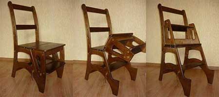 Chaise - escabeau