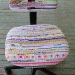 Version textile de la chaise d'ordinateur