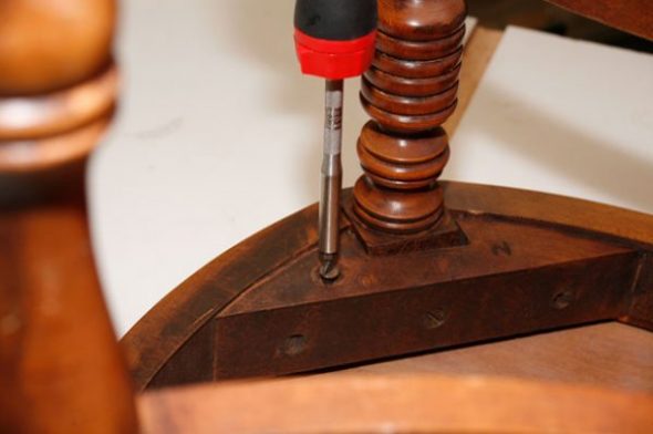 Enlever le vieux capitonnage