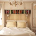 Mur de placard pratique pour une petite chambre