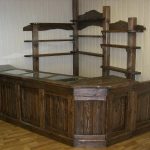Mobilier d'angle avec tables de chevet et étagères