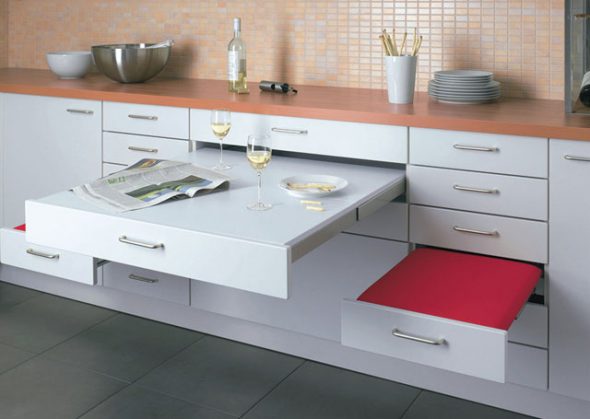 Table rétractable