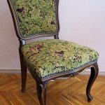 Tabouret vert après la taille