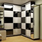 Modèle noir et blanc du meuble