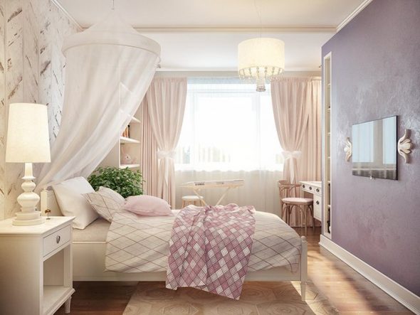Auvent en tissu translucide blanc