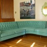 Canapé modulable turquoise