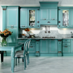Set de cuisine Turquoise Provence