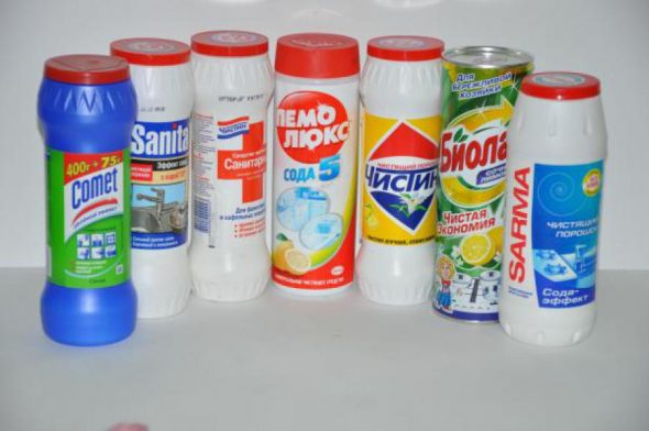 Poudres à récurer