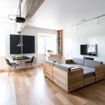 Pouf de style loft
