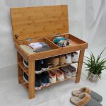 Idée intéressante d'un compartiment fermé dans le range-chaussures