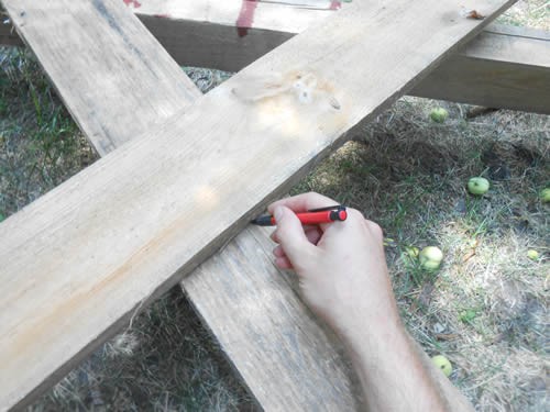 Montage de la jambe