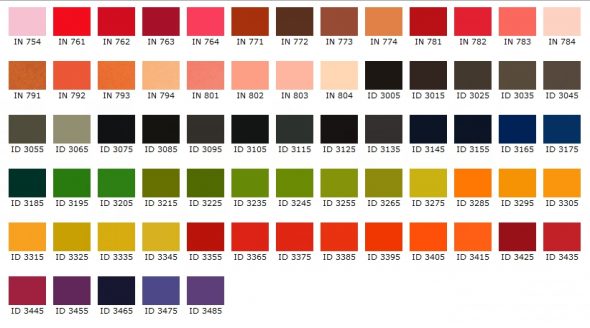 Variété de couleurs
