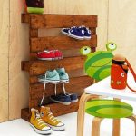 Étagère à chaussures de la palette