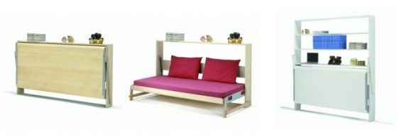Lit de transformation compact