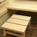 Repose-pieds pour le bain