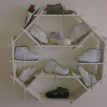 Porte-chaussures hexagonal