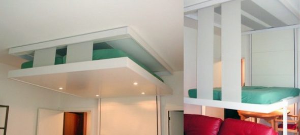 Lit de plafond
