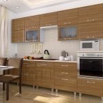 Cuisine confortable marron clair