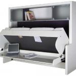 Transformer lit-table-armoire blanc
