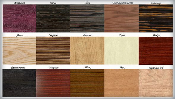 Types de bois