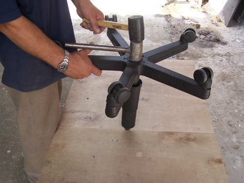 Para remover a cruz de plástico
