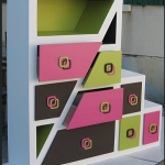 Commode en carton à cadre renforcé