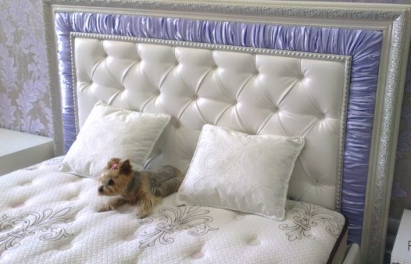 Cama con baguette