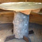 Table ronde en ferraille