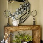 Puissante console en bois