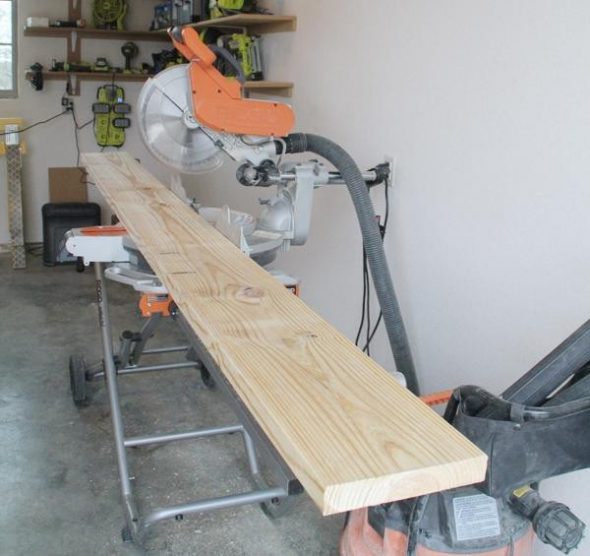 Nous avons coupé la planche