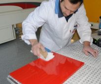Panneau peint en MDF