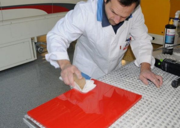 Panneau peint en MDF