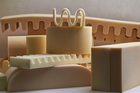 Différents types de caoutchouc mousse