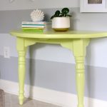 Console de chaux de la table