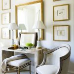 Design élégant du coin féminin dans la chambre