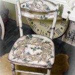 Decorazione alla moda della sedia decorata