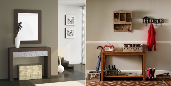 Console dans le hall