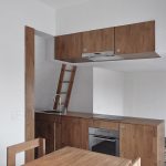Tapa de madera para ático