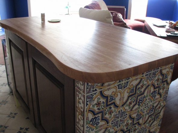 Ceniza superior de madera maciza