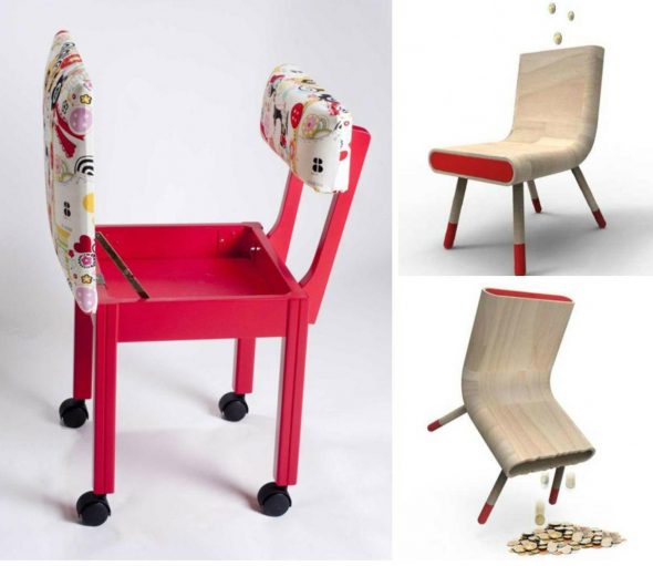 Chaises de tirelire