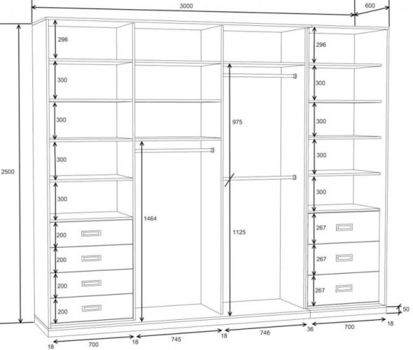 Armoire à dessin 60 cm