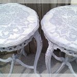 Décor de tables à manger en forme d'entrelacs
