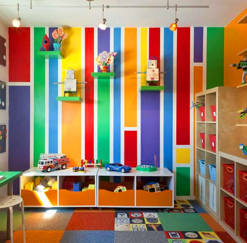Couleurs vives pour la chambre des enfants
